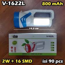 VDR SENTER + LAMPU CAS + POWER BANK ( BISA CAS HAPE) TYPE V-1719 | EMERGENCY | LAMPU | LAMP | LED