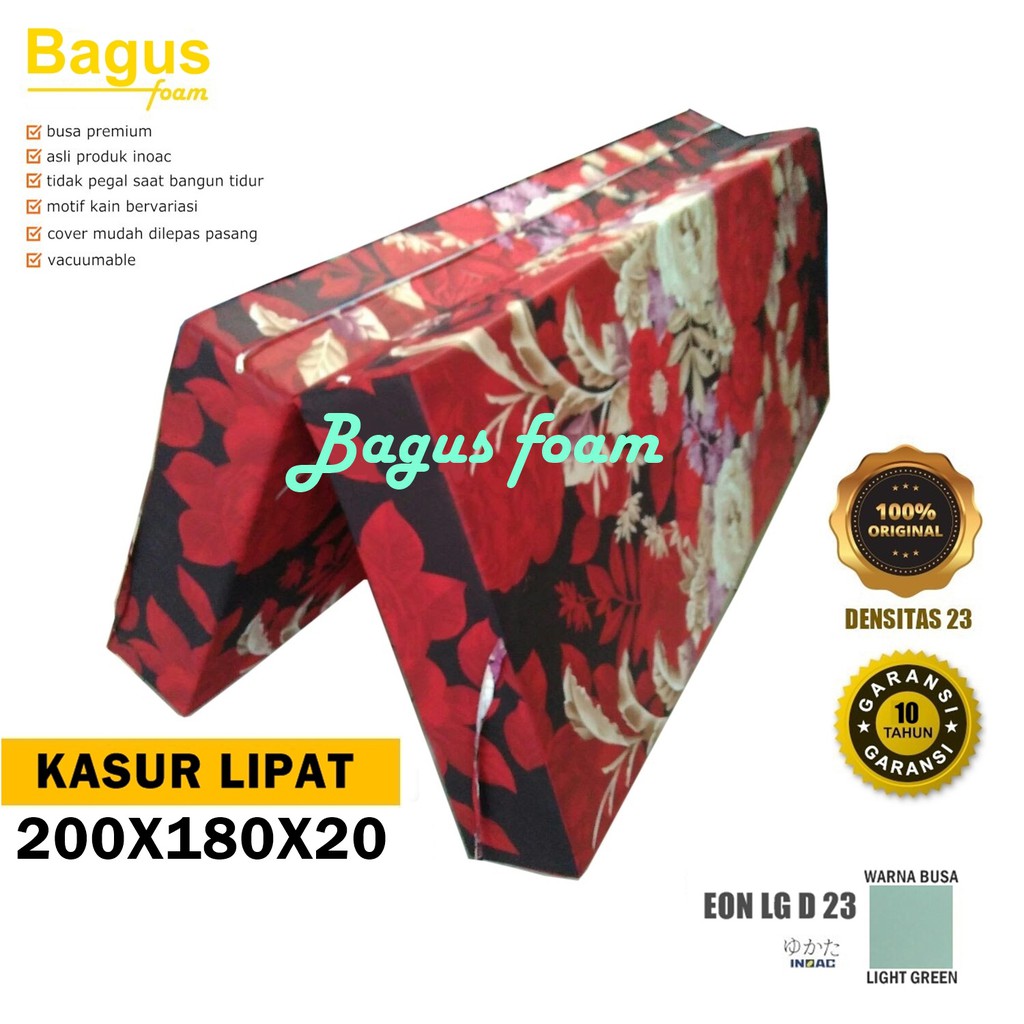 Kasur Lipat 2 Busa Inoac Ukuran  Custom