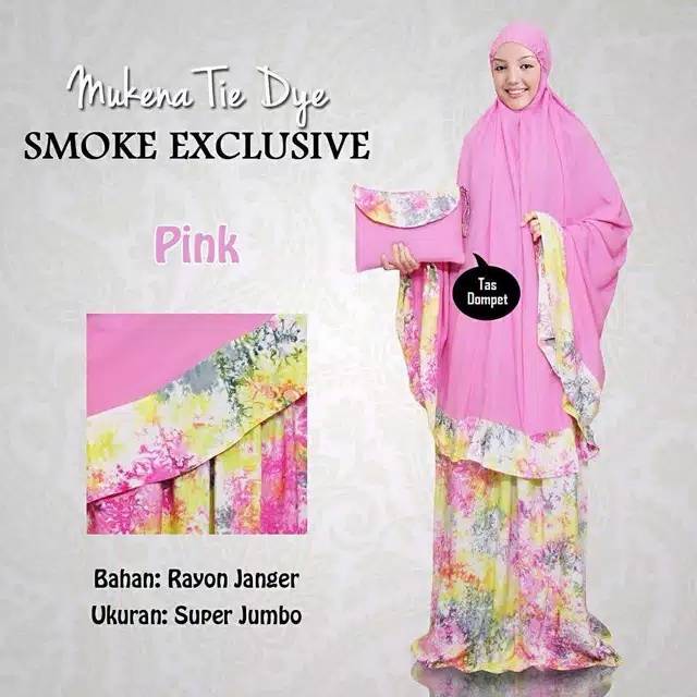 MUKENA BALI PREMIUM - MUKENA SMOKE BALI JUMBO- MUKENA DEWASA MURAH
