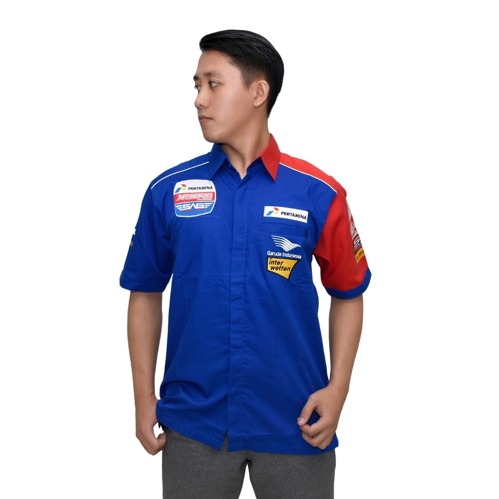 Kemeja Seragam Motogp Pertamina Mandalika Racing Team