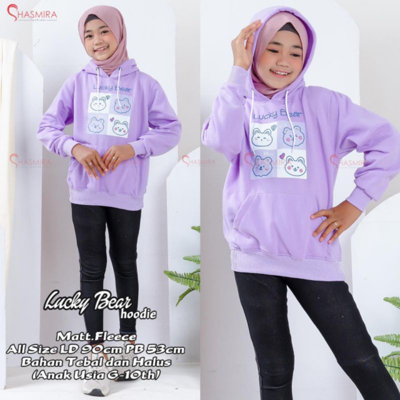 Lucky Bear Hoodie Kids By SHASMIRA