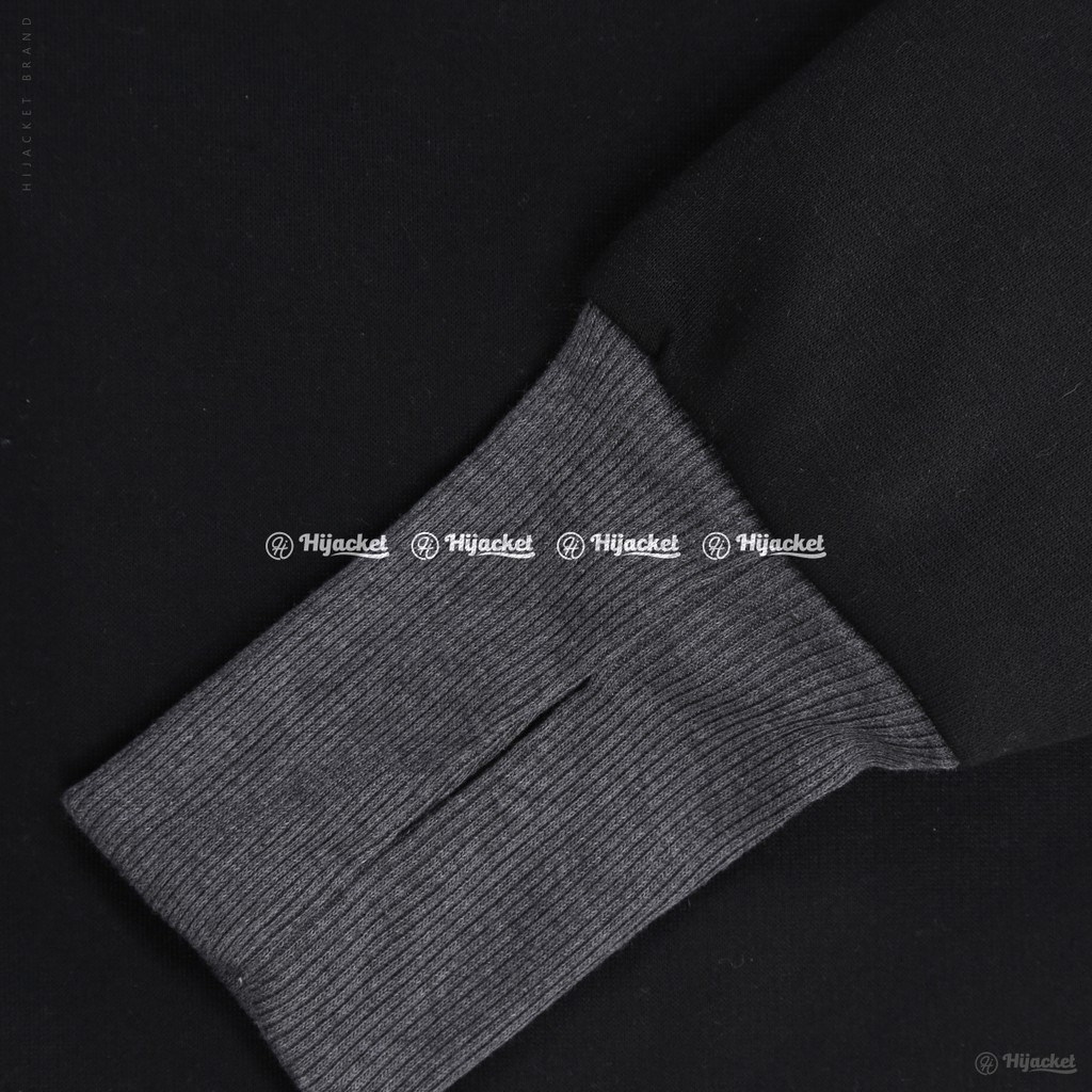 jaket wanita muslimah keren size big size warna BLACK, jaket hijacket yukata keren 2019-5