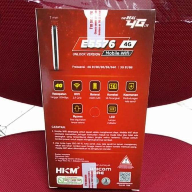 Kualitas Terbaik] Modem Wifi Huawei E55764G Unlock Version