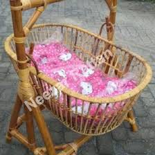 (Hanya Tiang) Tiang Ayunan Saja Bayi Rotan, Ayunan Anak Baby, Ayunan minimalis Tidur Bayi