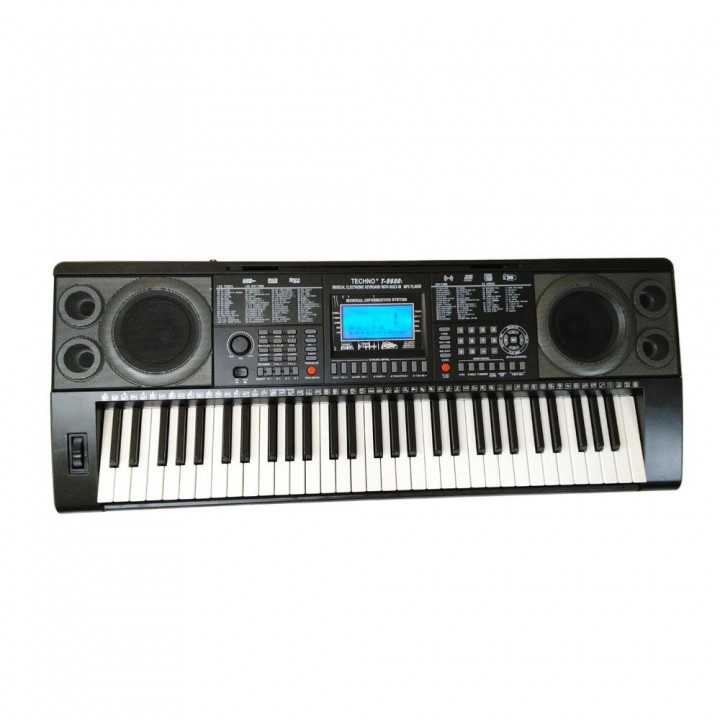 Original TECHNO T-9880SD T-9880I Keyboard 61 Keys 16 Channels