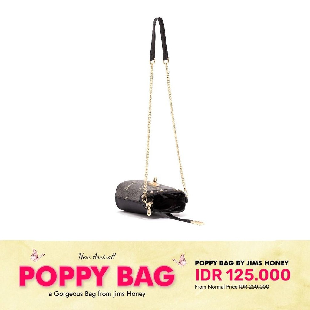 Jims Honey Poppy Bag Tas Selempang Mini Wanita Kecil Fashion Korea Casual Import Jimshoney JH