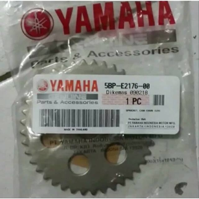 GEAR GIGI GIR SENTRIK KETENG TIMING SCORPIO ASLI ORI YAMAHA 5BP E2176 00