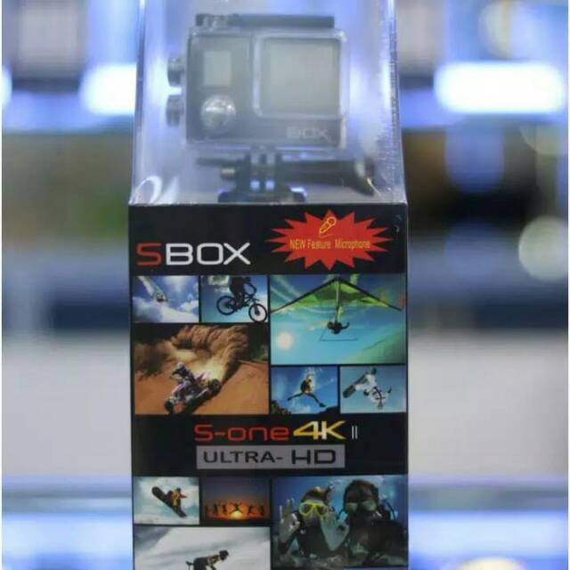 SBOX S-ONE 4K ULTRA HD 21MP - MICROPHONE EXTERNA