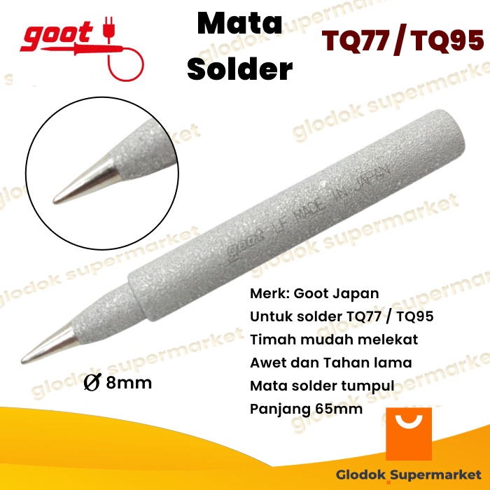 Mata Solder Goot TQ77 TQ95 Solder Tip Original Japan TQ77RTBL