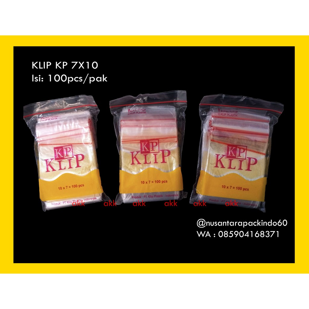 Jual Plastik Klip Merk Kp 7x10 Isi 100 Pcs Shopee Indonesia 3080