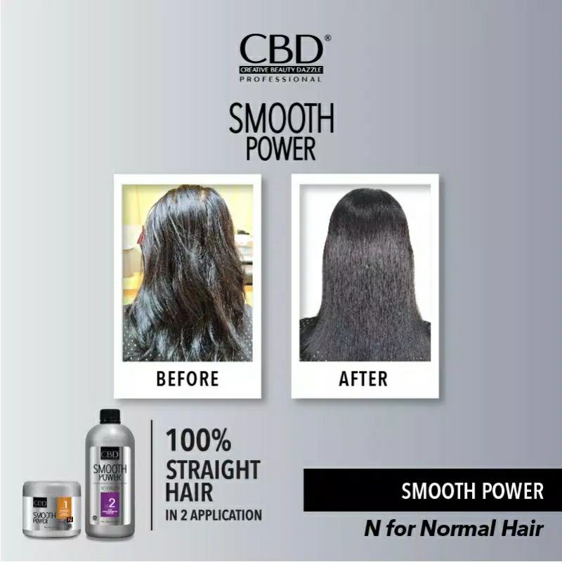 CBD STEP 1 500 GR Smooth Power Pelurus Rambut Smoothing Rebonding