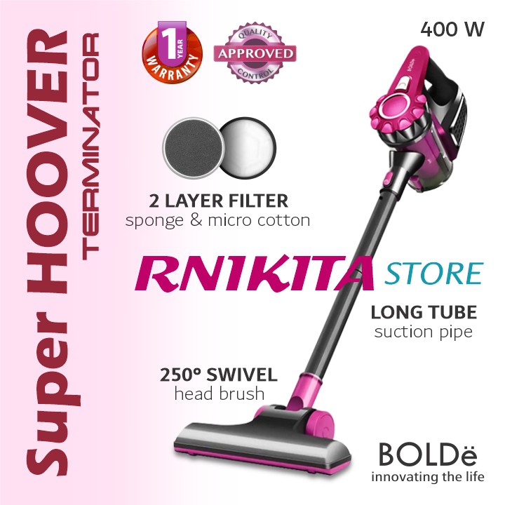 BOLDe SUPER HOOVER TERMINATOR - Motor Vacuum Cleaner Tidak Cepat Panas