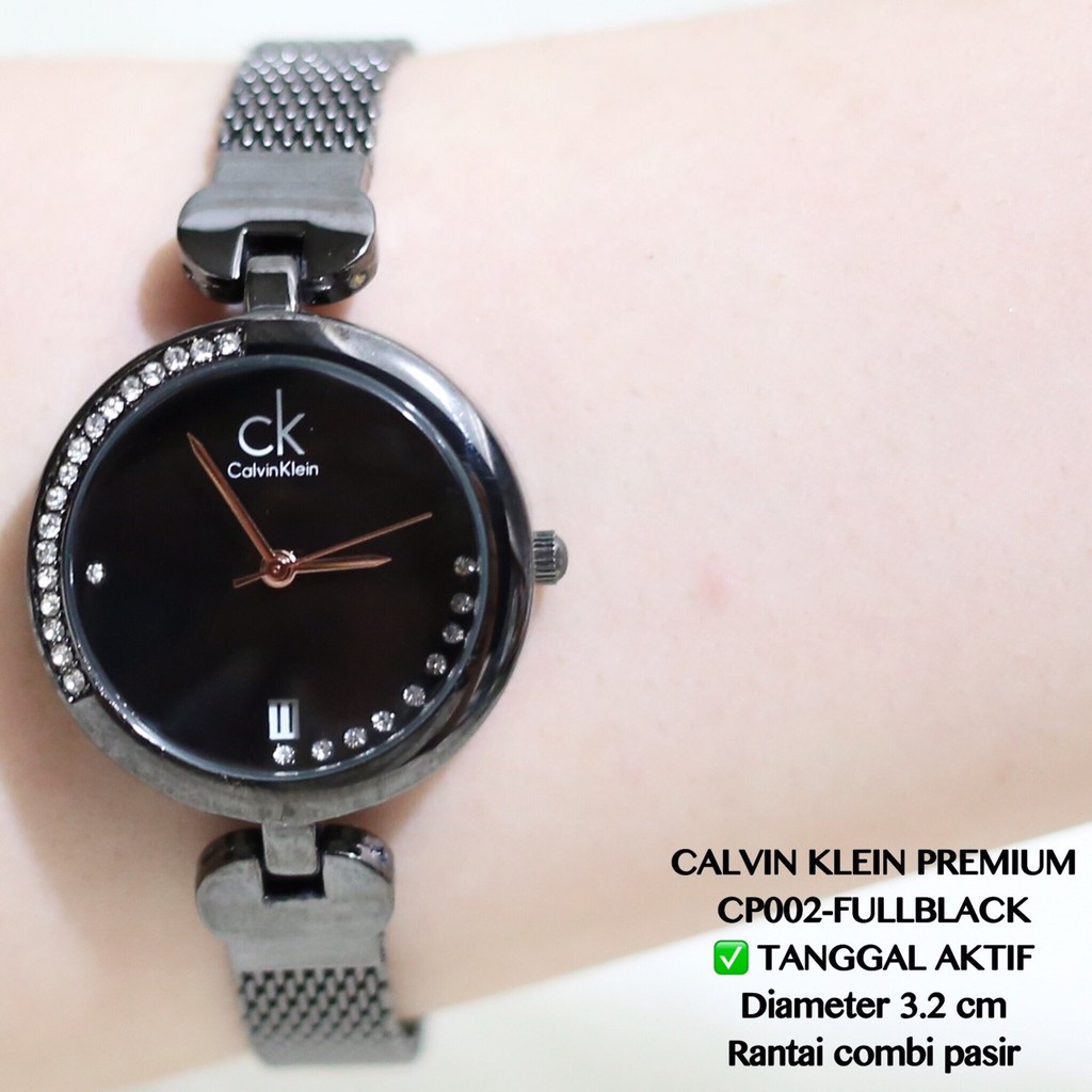 Jam tangan wanita rantai pasir tanggal aktif premium watch grosir  CP002