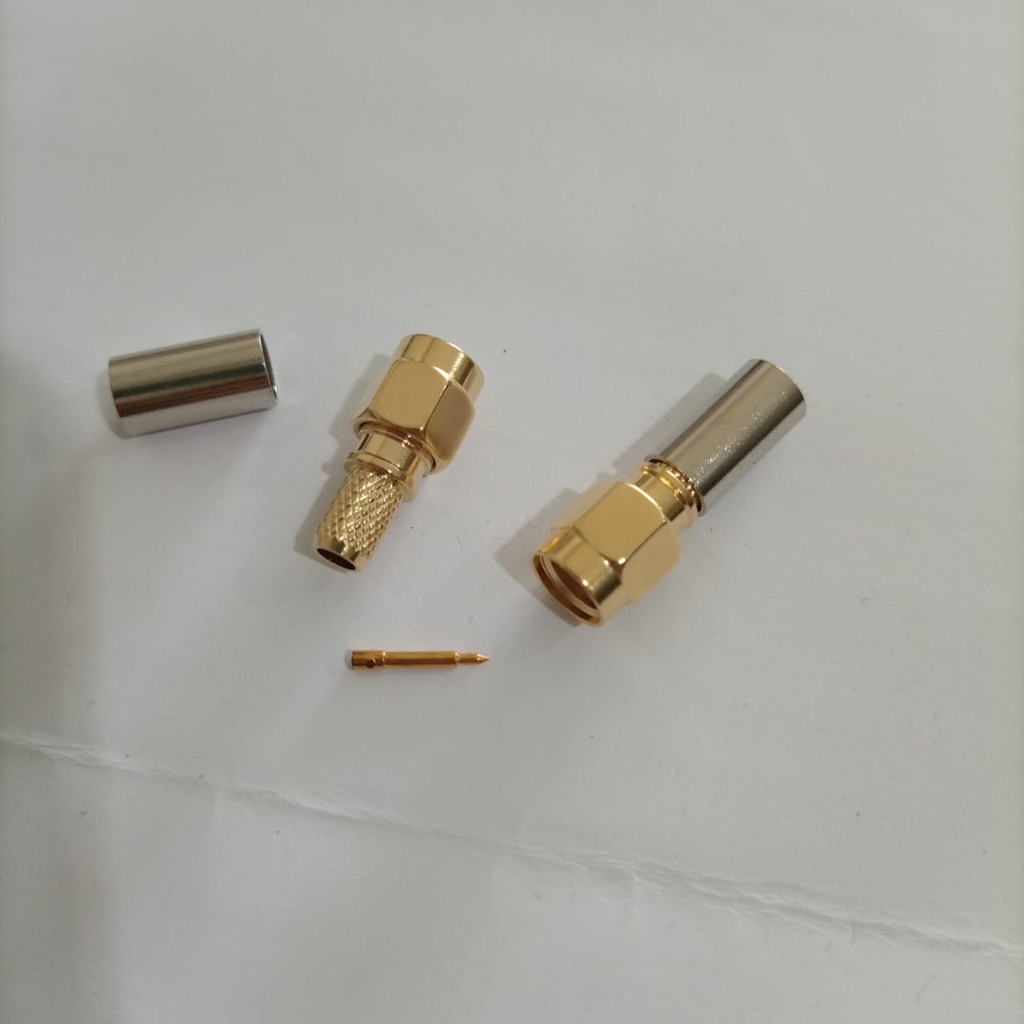 Konektor RG58 to SMA Male M Connector Sambungan Kabel RG 58 ke SMA HT Baofeng A58S UV82 UV5R 888S