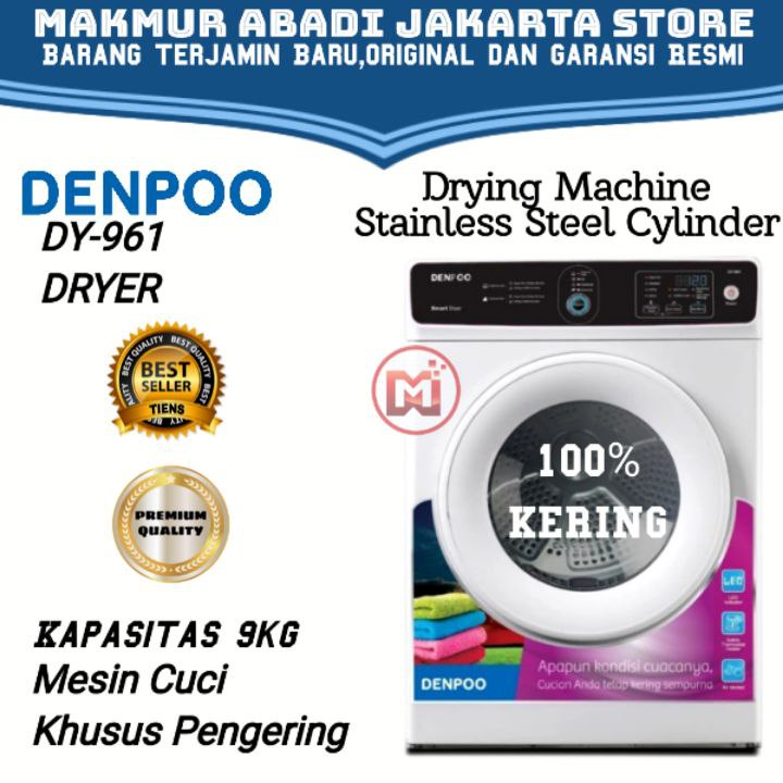 MESIN PENGERING LAUNDRY DENPOO DY-961 | DY 960 100% KERING