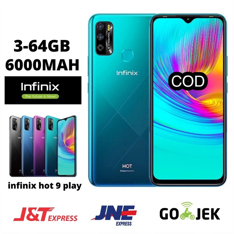 Infinix hot 9 play 3/64 Garansi Resmi infinix | Shopee