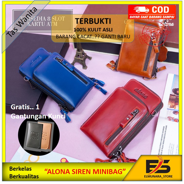 Tali Tas selempang Slempang wanita Remaja alona minibag Kulit Sapi Asli Premium terbaru 2021 B04