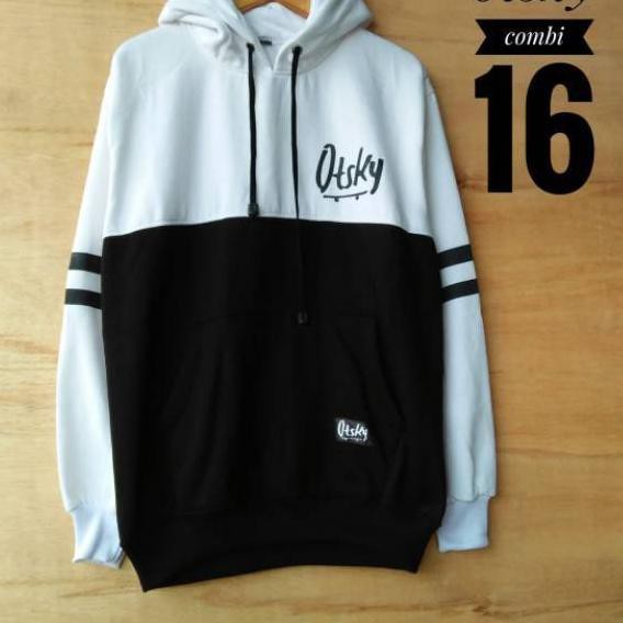 Serbuuuu.. Jaket Hoodie otsky polos pria wanita / hoodie polos / sweater hoodie otsky premium L XL X