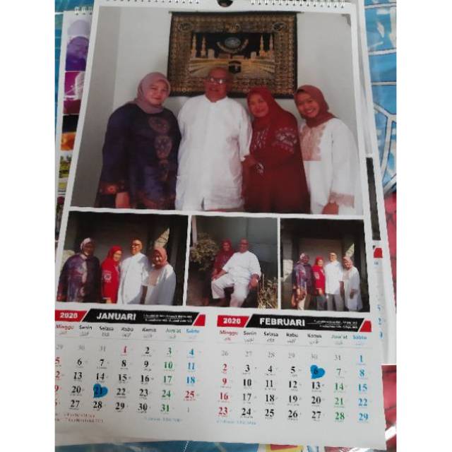 Kalender Dinding/Kalender Duduk 2021 Custom