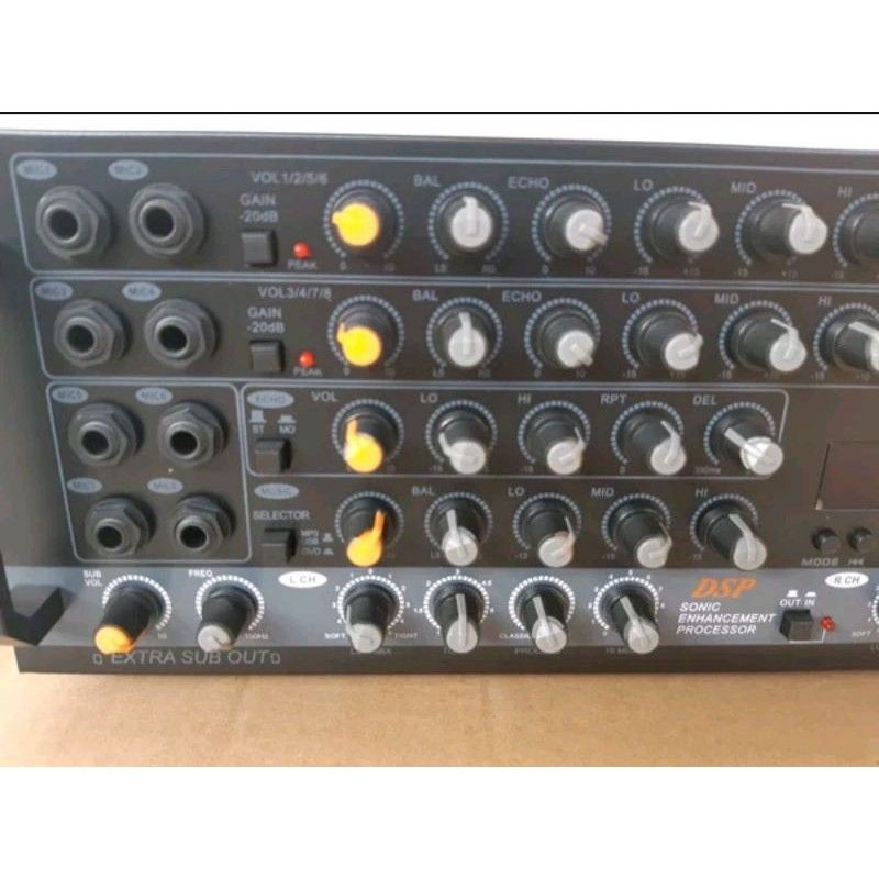 Power Mixer Blackspider 8 Channel ka7878DSP usb bluetooth prosesor BBE