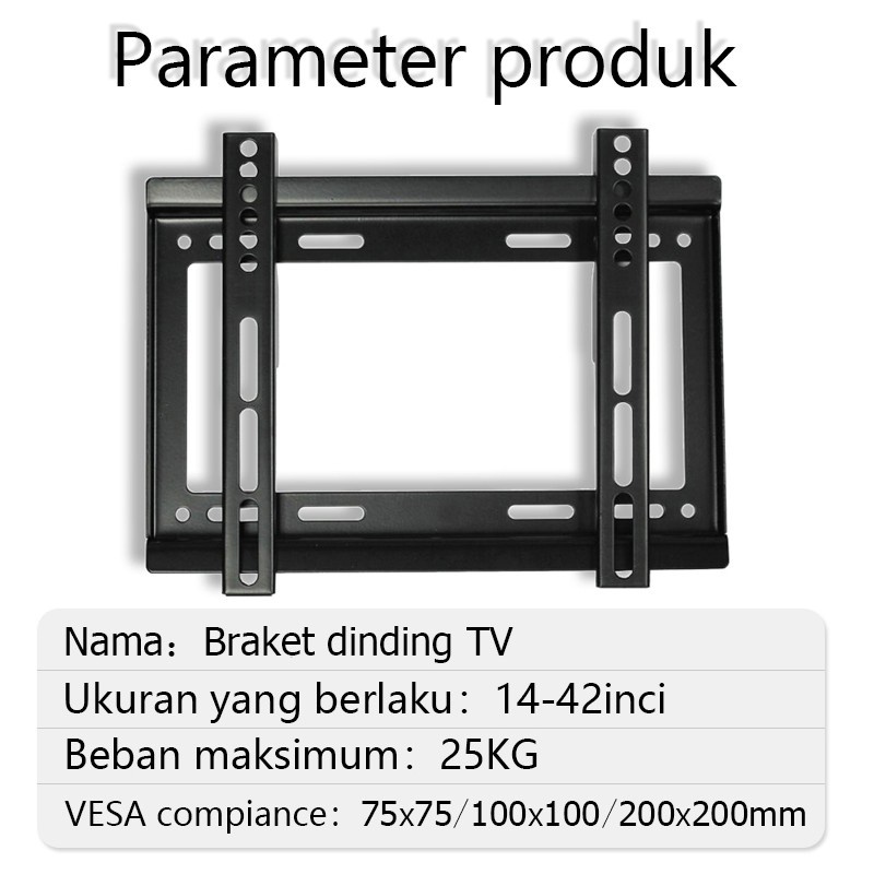 Bracket LCD LED TV 14 inch - 42 inch - Waterpass