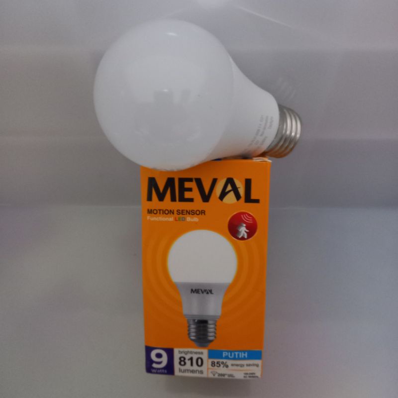 LAMPU SENSOR GERAK MEVAL 9WATT