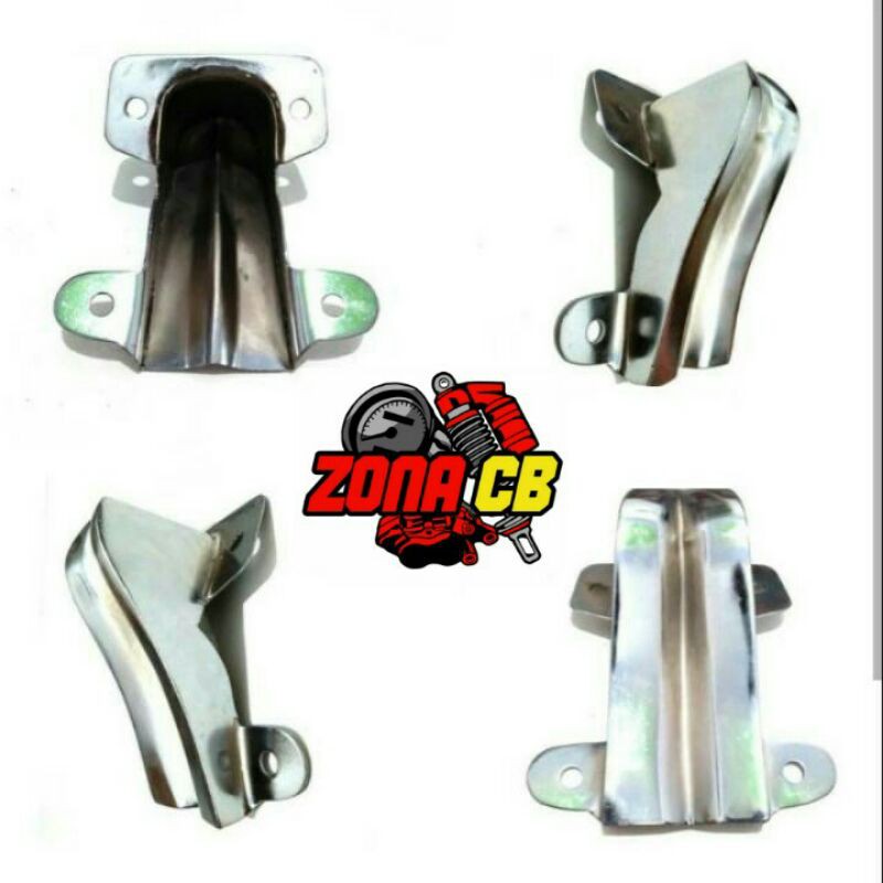 PANGKON V80/PANGKON STOPLAMP CB V80/LAMPU BELAKANG CB/DUDUKAN LAMPU BELAKANG CB CHROME BESI V80