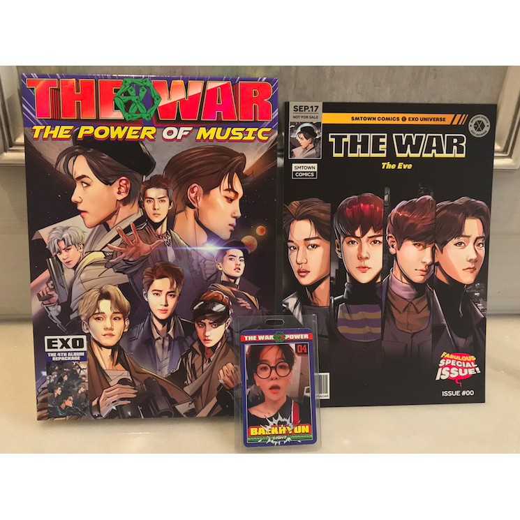 EXO THE POWER OF MUSIC BAEKHYUN PHOTOCARD ISSUE #00 POSTER