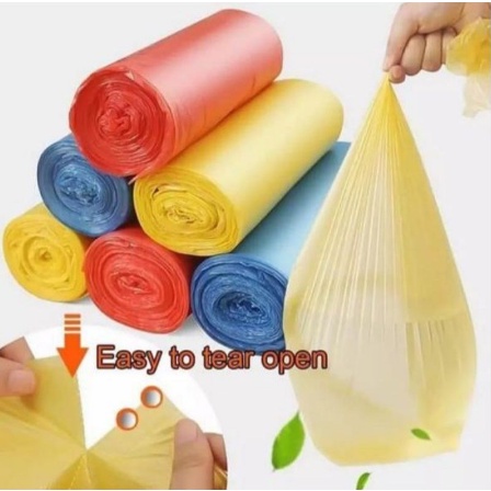 plastik sampah roll besar ukuran 45 x 50 cm kantong tong sampah dapur gulung isi 20 lembar