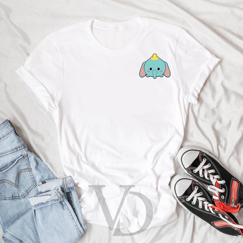 BISA COD KAOS DUMBO DISNEY/ ATASAN KAOS ATASAN UNISEX  BAJU LENGAN PENDEK / TUMBLR TEE