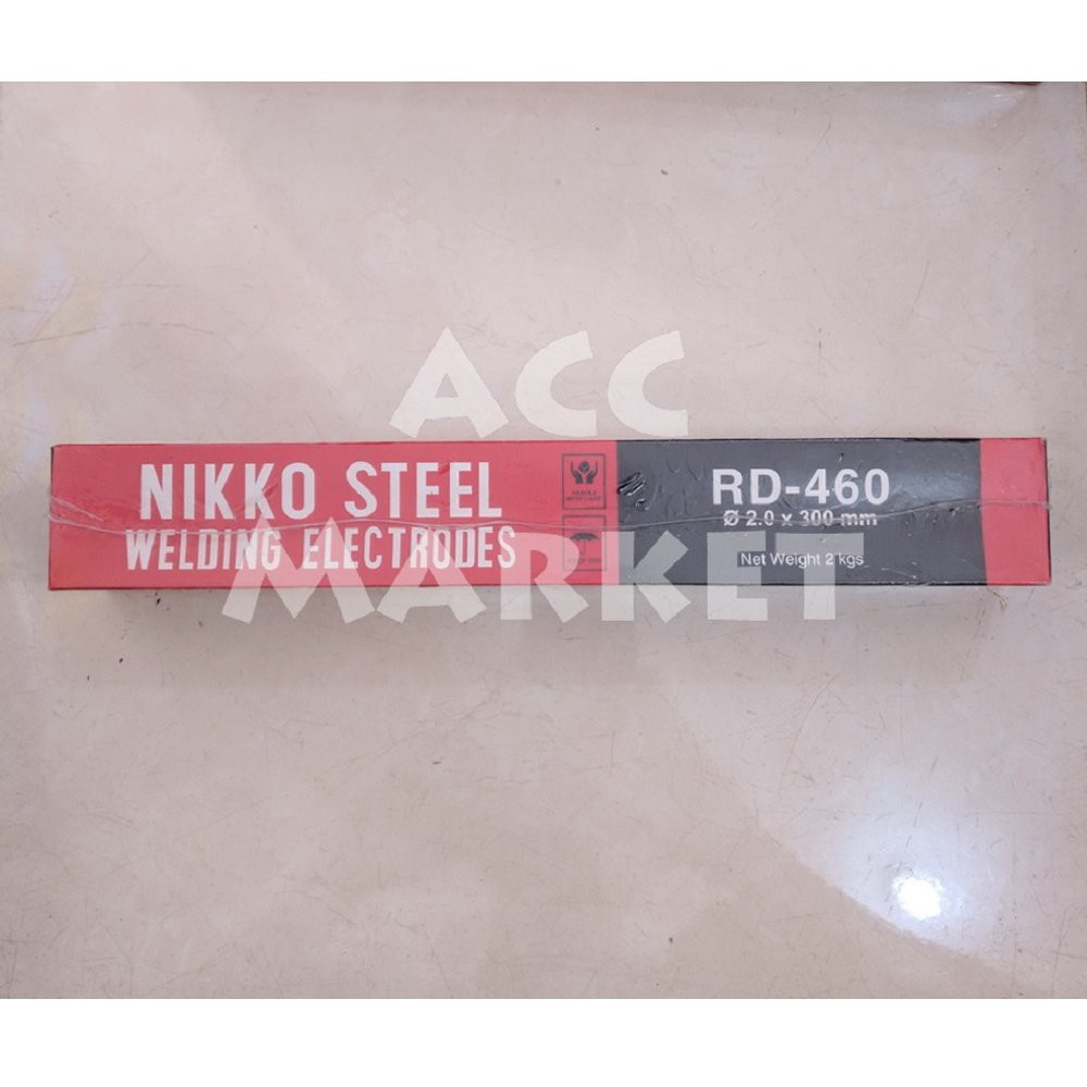 Kawat Las Listrik 2 Kg RD 460 Nikko Steel 2 mm x 300 mm RD 460 RD460 Welding Electrodes Weld Electr