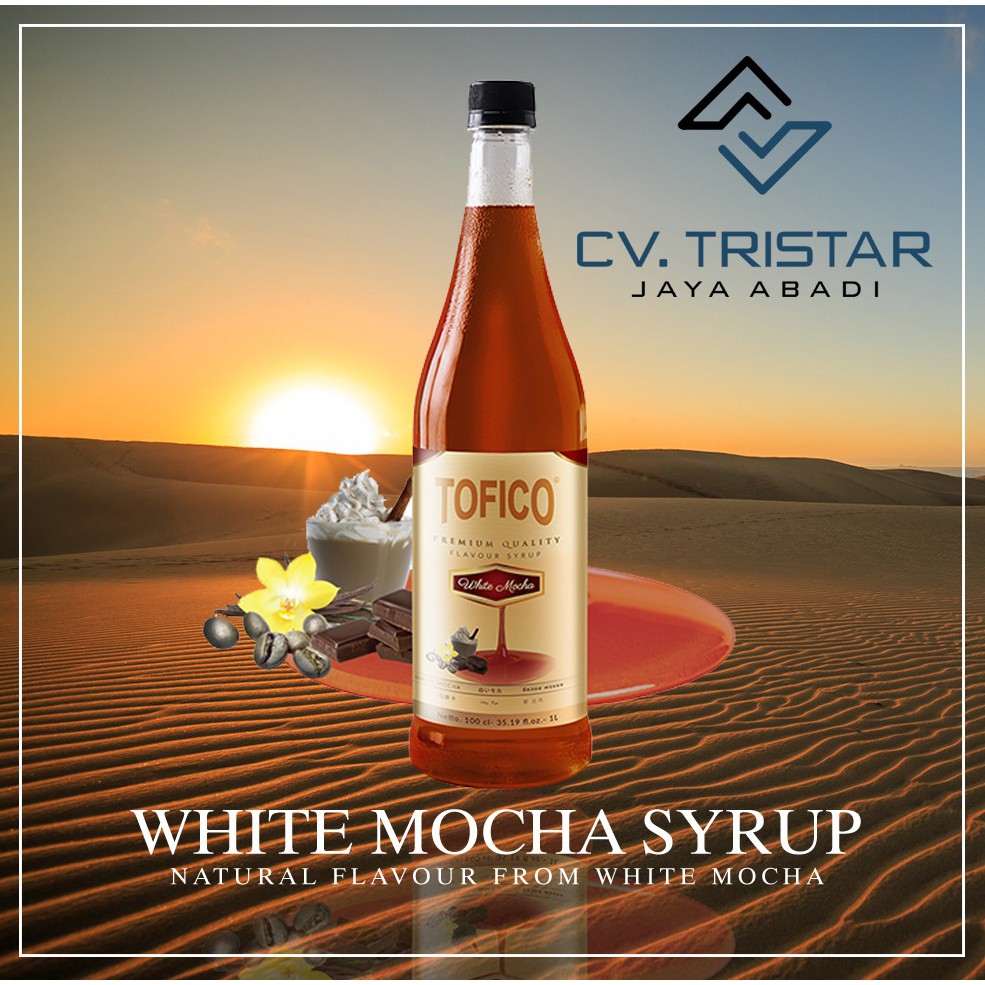 

TOP PRODUCT - Sirup Premium Rasa Moka / White Mocha - Tofico Syrup 1 Liter