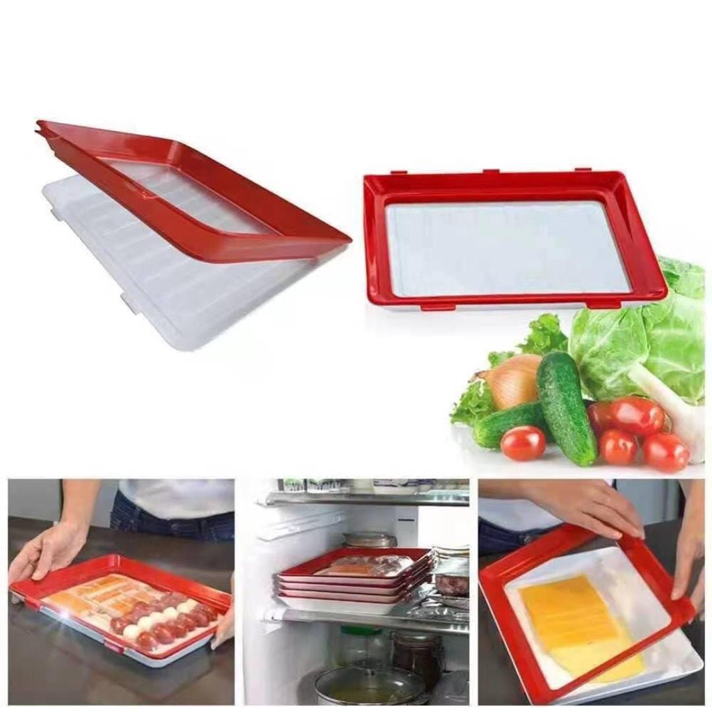 Wadah silikon press atau penutup makanan silikon vacuum food storage