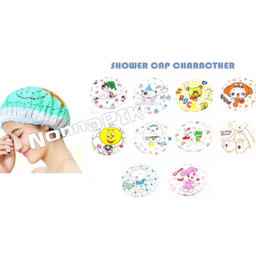 Shower Cap - Penutup Kepala Shower Mandi