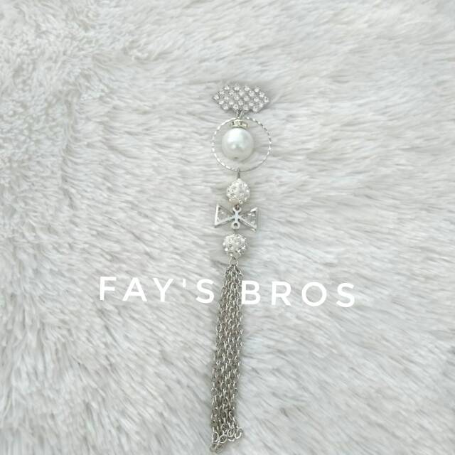 bros dagu mutiara panjang bola disco bros peniti hijab aksesoris jilbab kancing jilbab