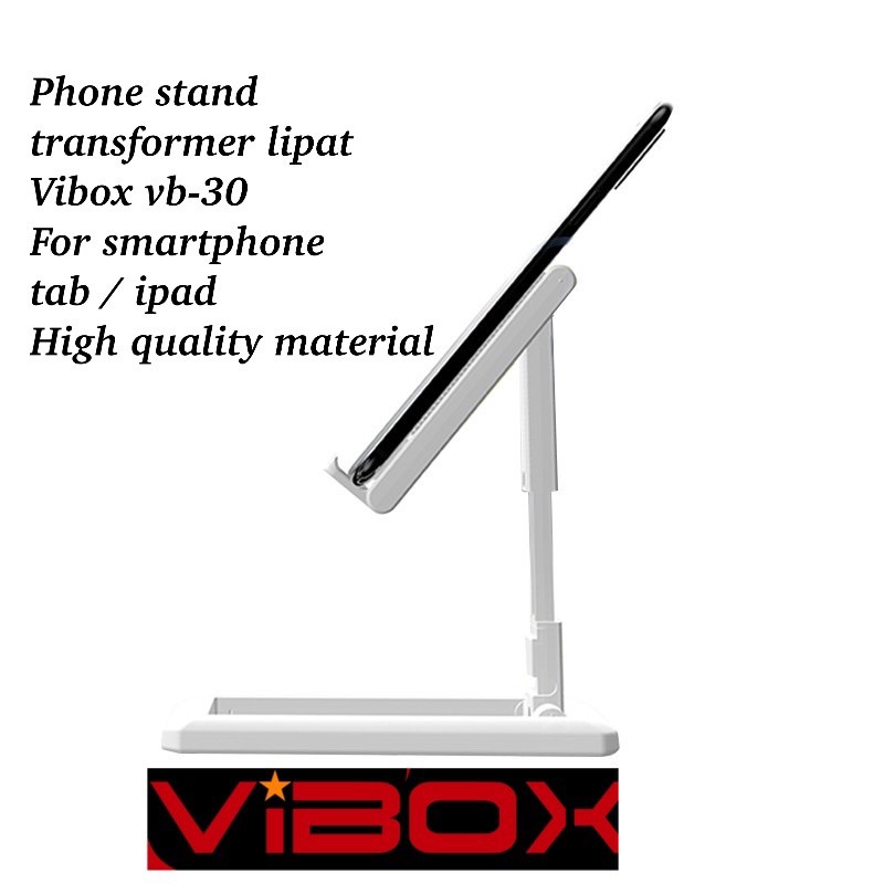 HD23s Liftable Foldable Phone Holder Stand HP Meja Folding desktop HD-23S / VB30 VIBOX transformer