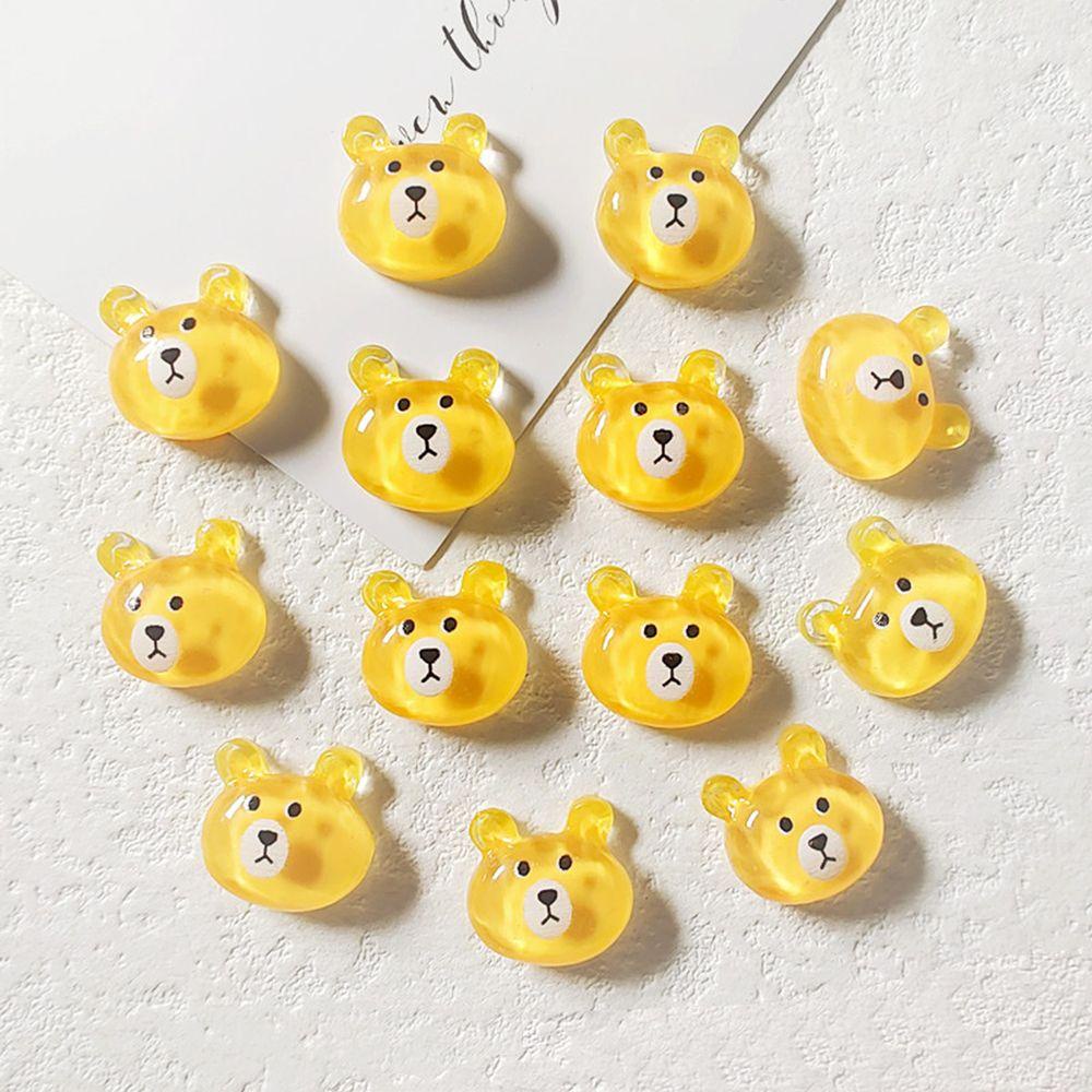 AUGUSTINA Augustina Paku Charms Lucu Permen Warna Kuku Kecantikan Hiasan Kuku DIY Manicure Aksesoris 3D Dekorasi Kuku