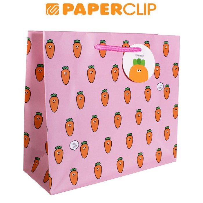 

✨ BISA COD ✨ PAPER BAG CARROT F40-754A