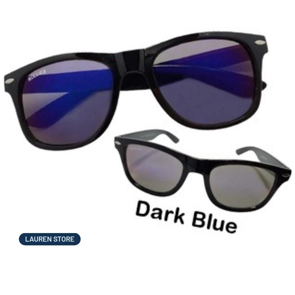 Kacamata Hitam Kotak Modis Pria Wanita / Kacamata anti UV/ - Kaca Mata Gaya Kotak (Desaign Korea) Re