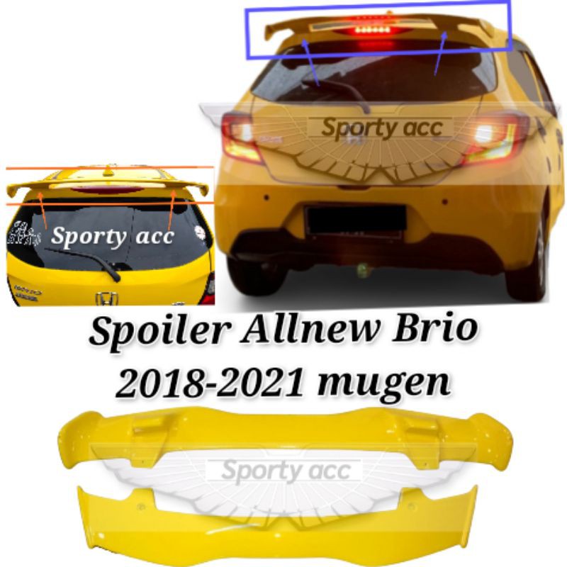 Spoiler All new Brio 2019 - 2022 model mugen