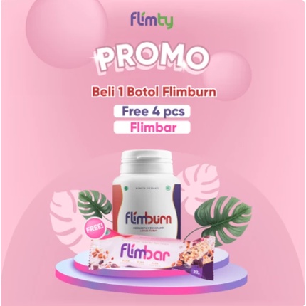 FLIMBURN 1 Botol 60 Kapsul - FLIM BURN DIET BY FLIMTY BPOM &amp; HALAL