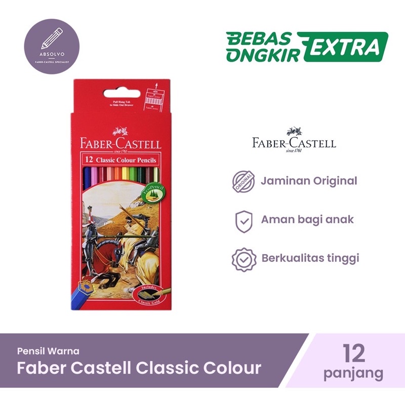 

Kelir kayu faber castell 12 warna panjang kualitas bagus harga per pcs ⬇️