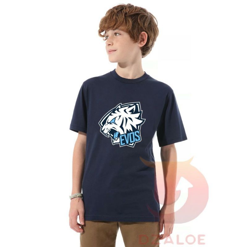 kaos anak anak terbaru motif EVOS/sale kaos anak anak