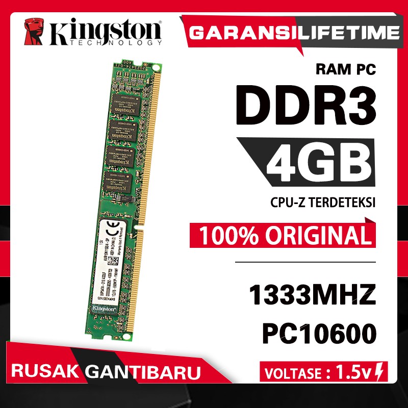 Memory Pc ddr3 Kingston ram DDR3 4GB DDR3 8GB 1600mhz pc12800 1333mhz PC10600 8gb