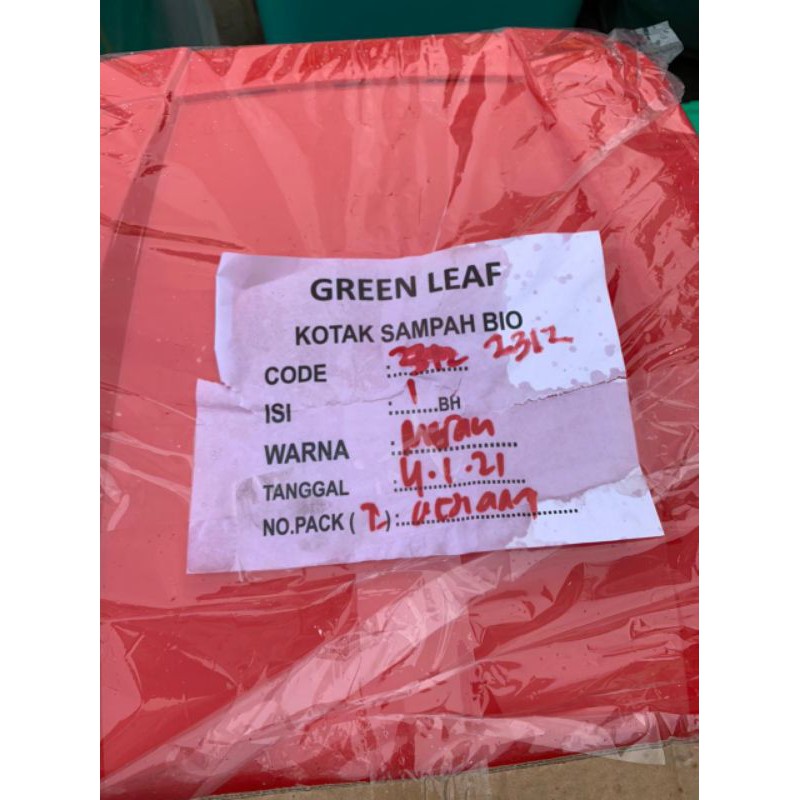 Green Leaf Tempat Sampah Roda 120 Liter / Tempat Sampah Bio Earth / Tempat Sampah Dorong