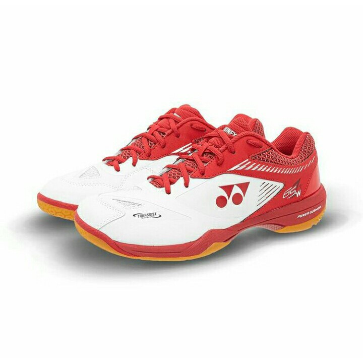 SEPATU BADMINTON YONEX SHB 65 Z 2 WIDE WHT/RED