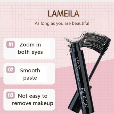 Lameila Mascara 3D Keriting Tebal Tiga Warna