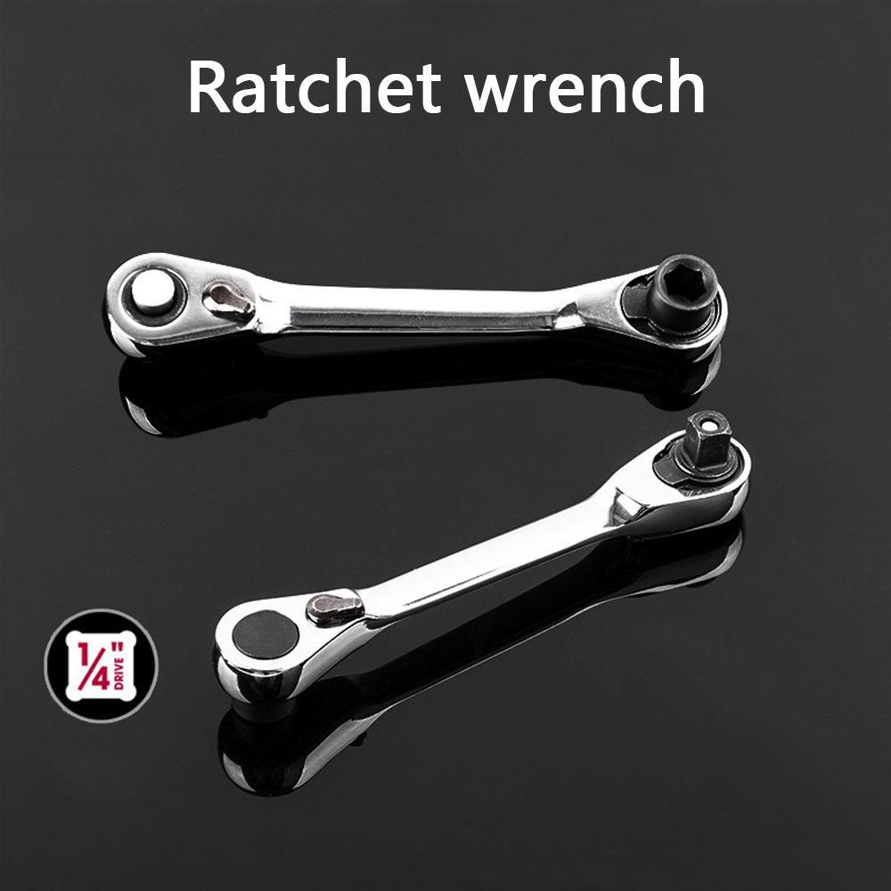 Kunci Pas Ratchet SOLIGHTER High Quality Screwdriver Gear Double Ended Bit