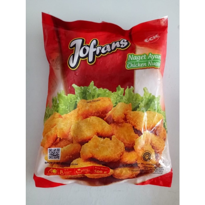 Jual Jofrans Nugget Chicken Ayam Kemasan Gram Shopee Indonesia