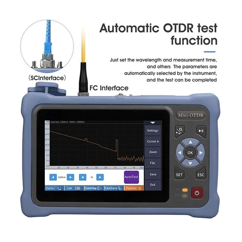 FO - Mini OTDR GT4000D Optical Fiber Tester